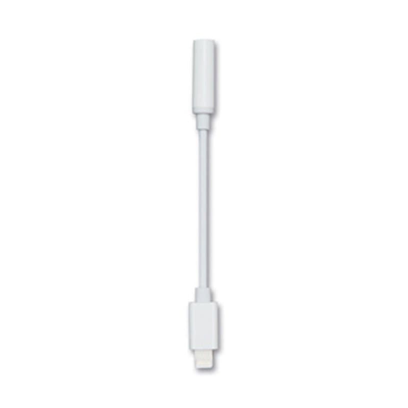 2GO 797140 câble audio 0,1 m 3,5mm Lightning Blanc - Image 1