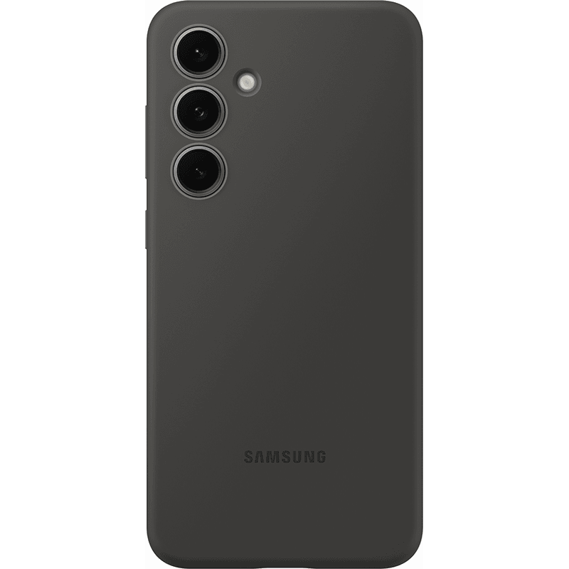 Coque Silicone Noir pour Samsung Galaxy S24 FE Samsung - Image 1
