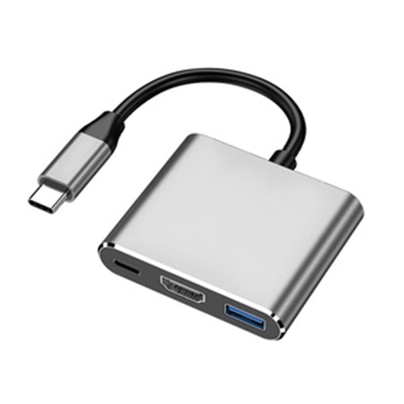 Hub USB-C 3 ports (HDMI+USB-A+USB-C) Power Delivery - Image 1