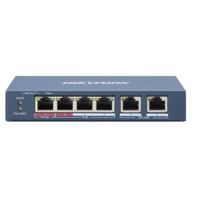 Commutateur Réseau de Bureau Hikvision DS-3E0106HP-E - Image 1