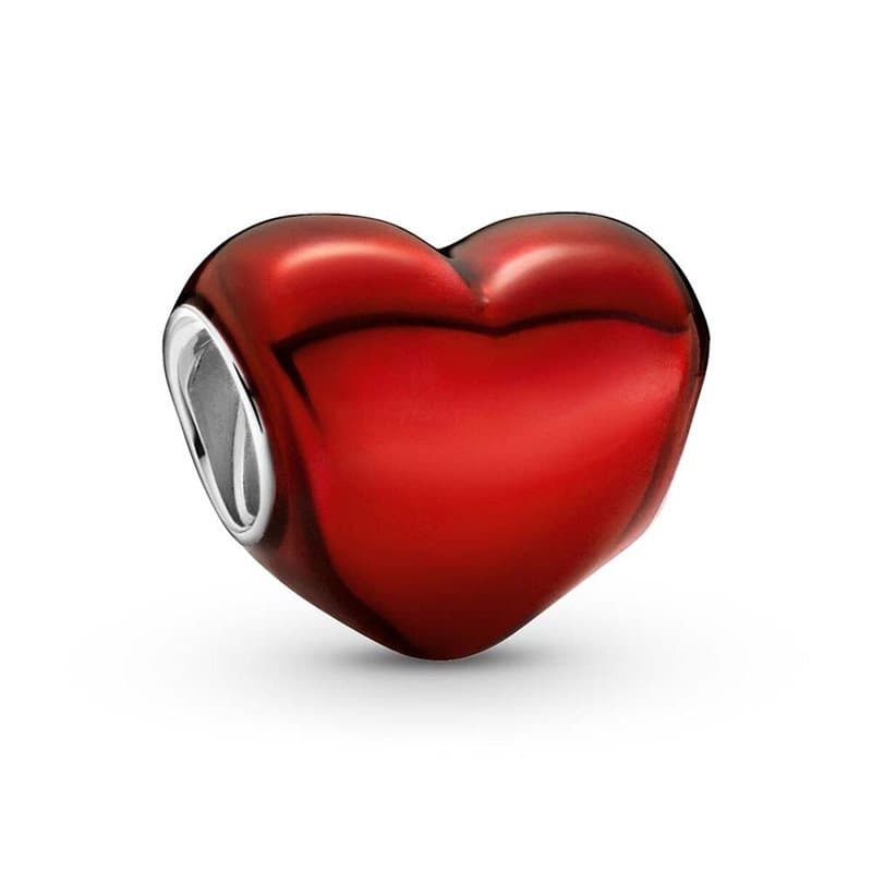 Pendentif Femme Pandora METALLIC RED HEART - Image 1