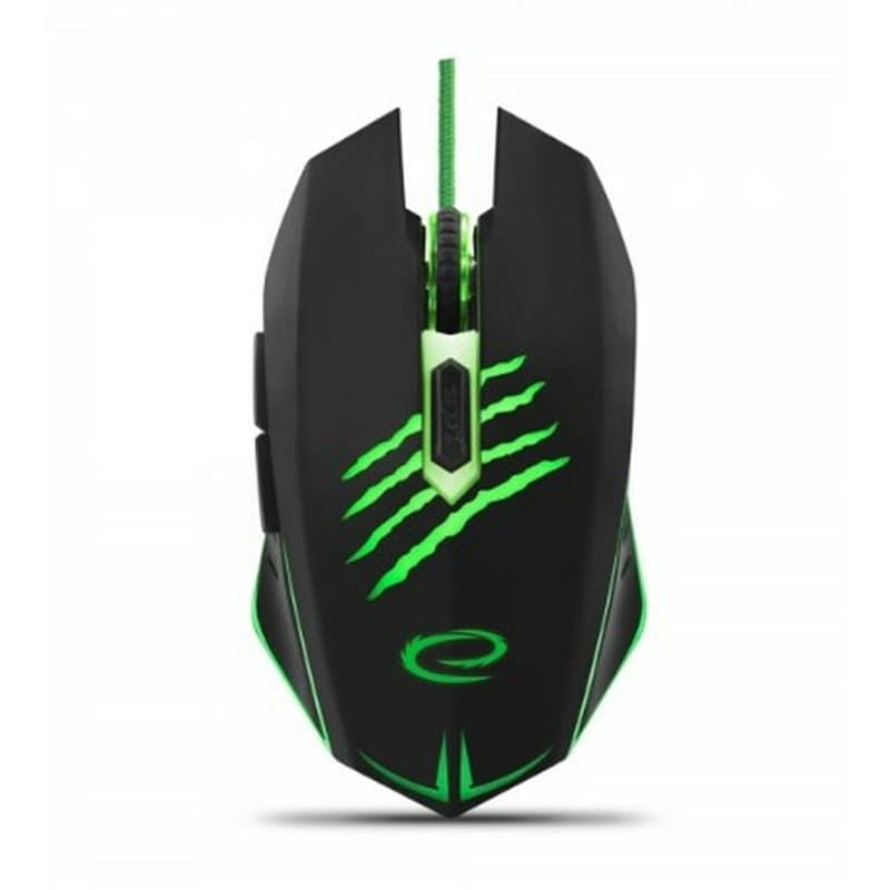 Souris Optique Esperanza EGM209G Noir/Vert - Image 1