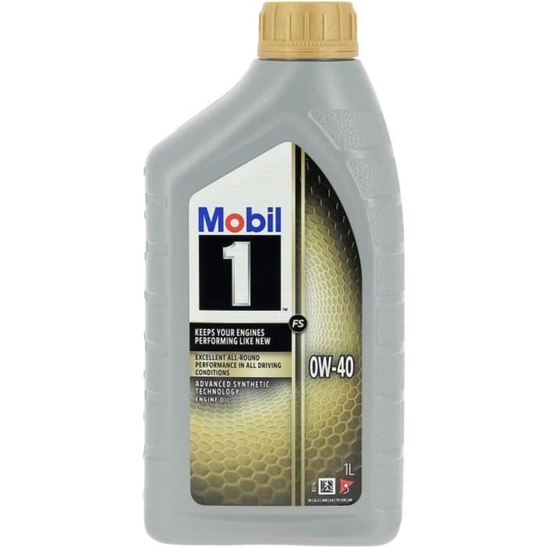 Bidon huile de moteur - MOBIL1 - 0W-40 FS - 1 L - 4 saisons - Image 1