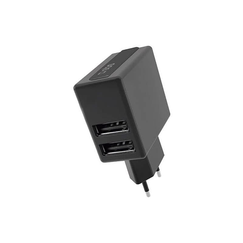 Chargeur mural SBS TETRAV2USB2A Noir - Image 1
