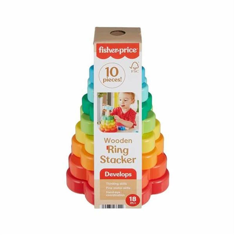 Blocs Empilables Fisher Price 10 Pièces - Image 1