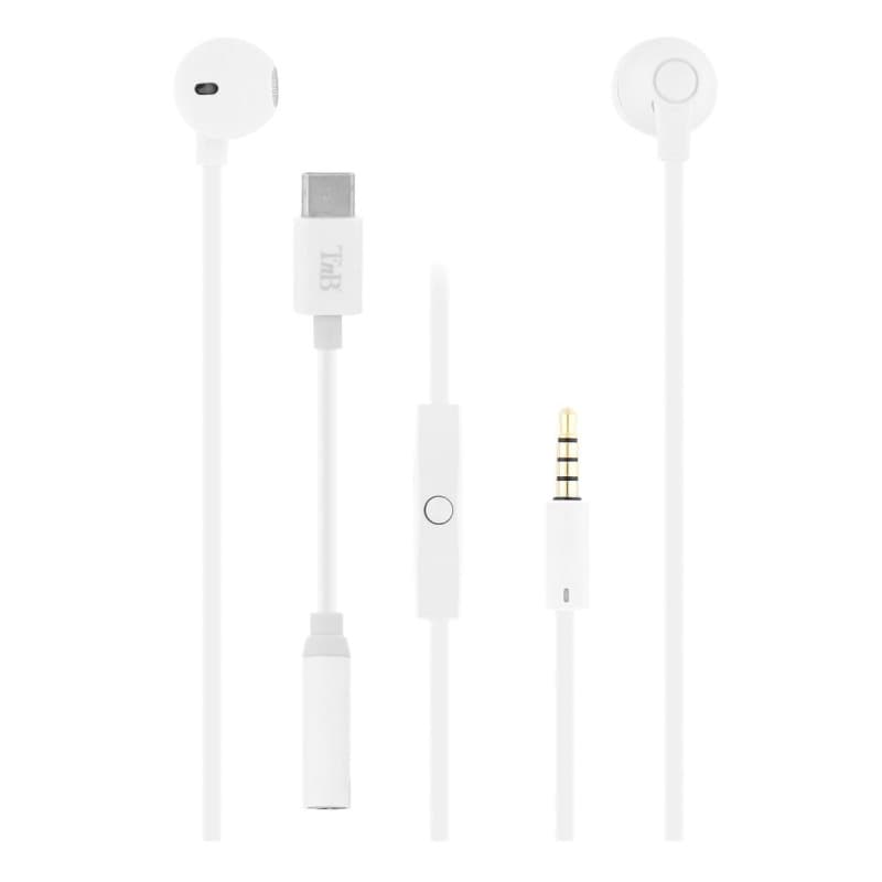 Casques avec Microphone TNB Sweet Blanc - Image 1