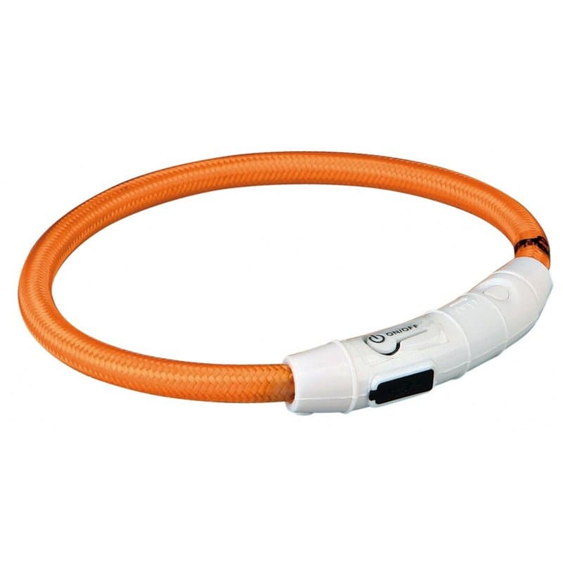 Collier à LED pour Animaux Trixie Orange XS/S - Image 1
