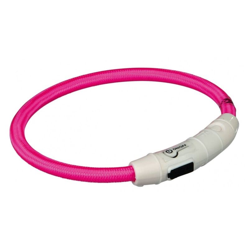 Collier à LED pour Animaux Trixie Rose L/XL - Image 1