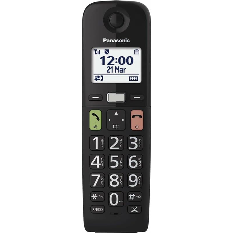 Téléphone Sans Fil Panasonic KX-TGU112EXB Noir - Image 1