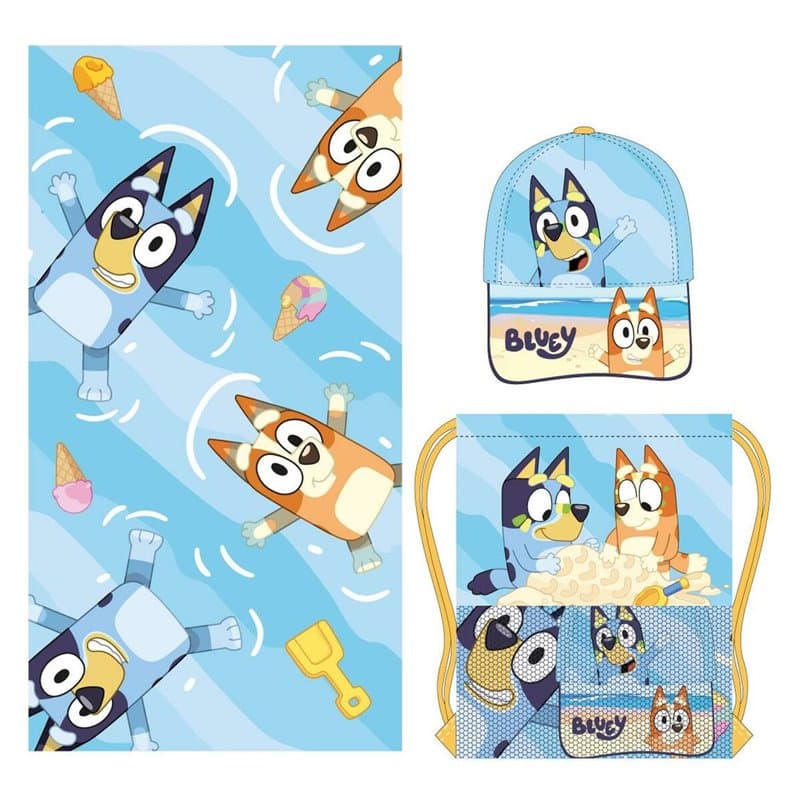 Serviette de toilette Bluey Bleu - Image 1