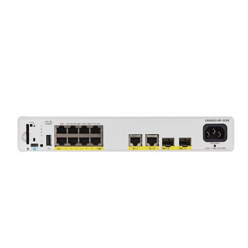 Switch CISCO C9200CX-8P-2X2G-E - Image 1
