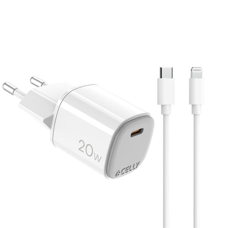 Câble USB Celly UPTC1USBC20WCTL - Image 1