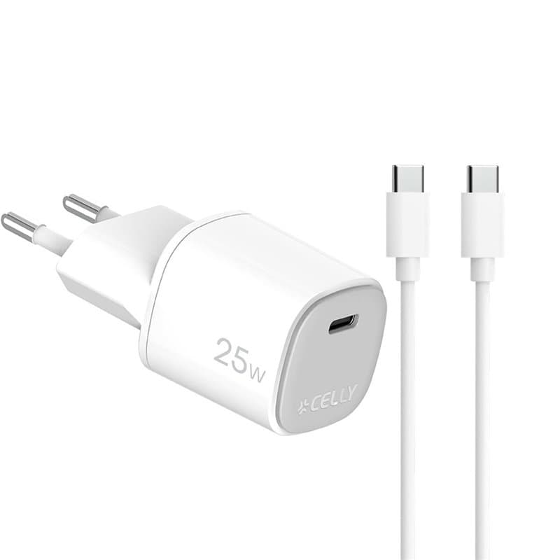 Câble USB Celly UPTC1USBC25WCTC - Image 1