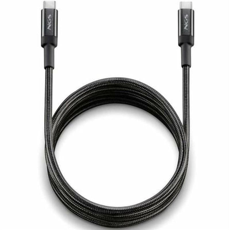 Câble USB NGS KNOT65W-3 3 m Noir - Image 1