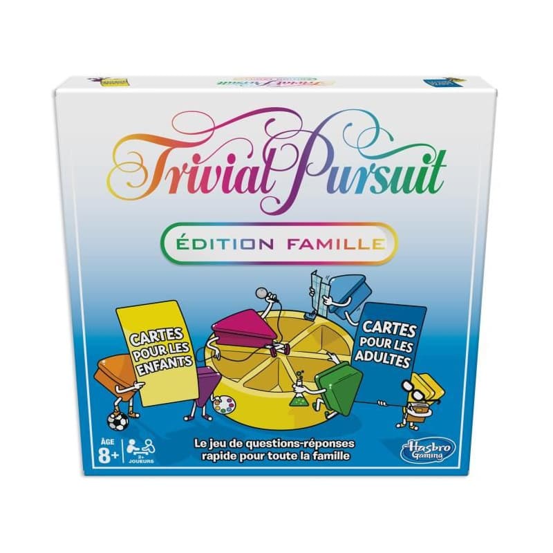 Trivial Pursuit - Famille - Jeu de societe de reflexion - Jeu de plateau - Version francaise - Image 1
