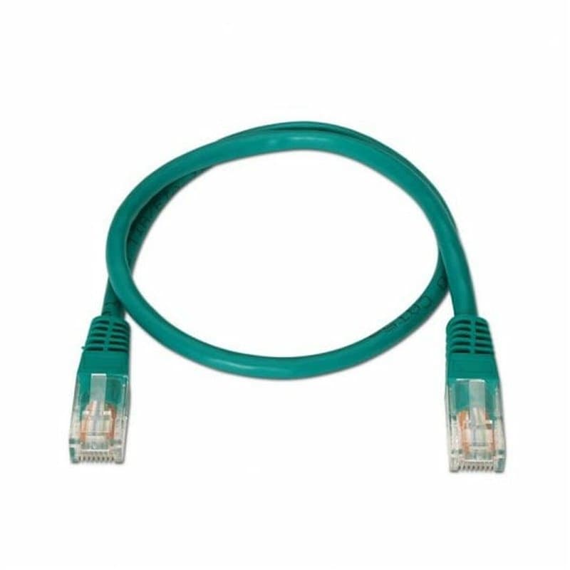 Câble Réseau Rigide UTP 6ème Catégorie Aisens 2 m Vert - Image 1