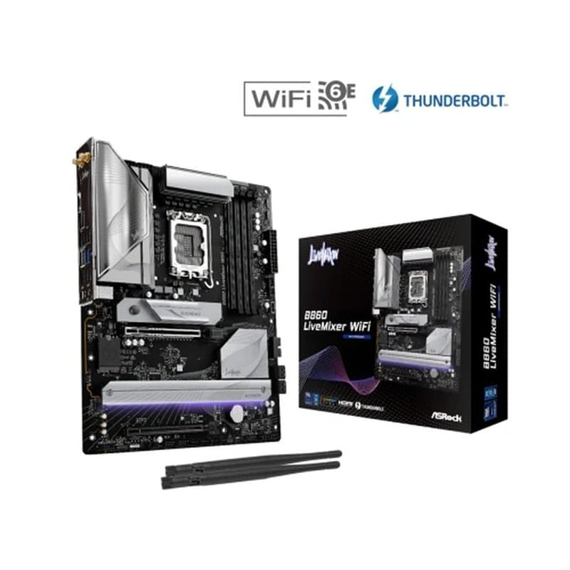 Carte Mère ASRock 90-MXBQV-A0UAYZ LGA 1851 - Image 1