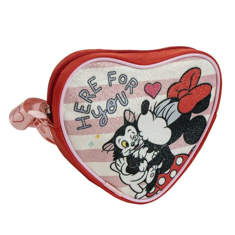 Sac à Bandoulière Minnie Mouse Rouge 15 x 14 x 4 cm - Image 1