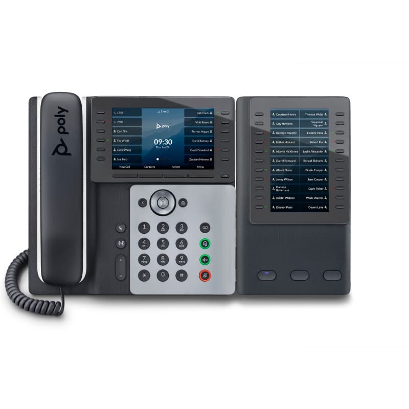 POLY Téléphone IP Edge E500 compatible PoE - Image 1