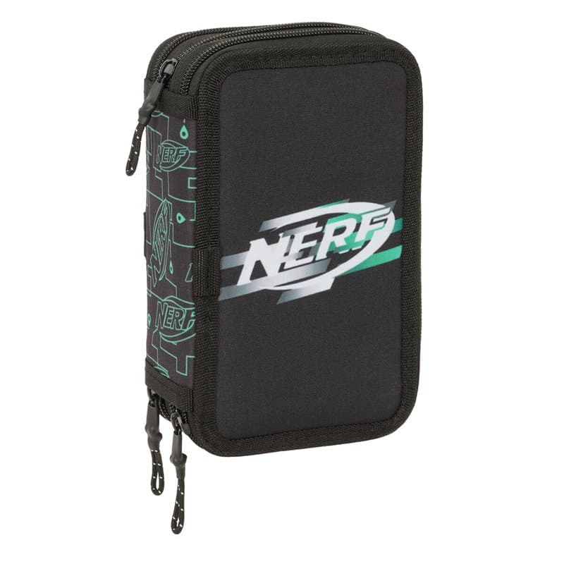 Fourre-tout Nerf Game Noir 12,5 x 19,5 x 5,5 cm 37 Pièces - Image 1