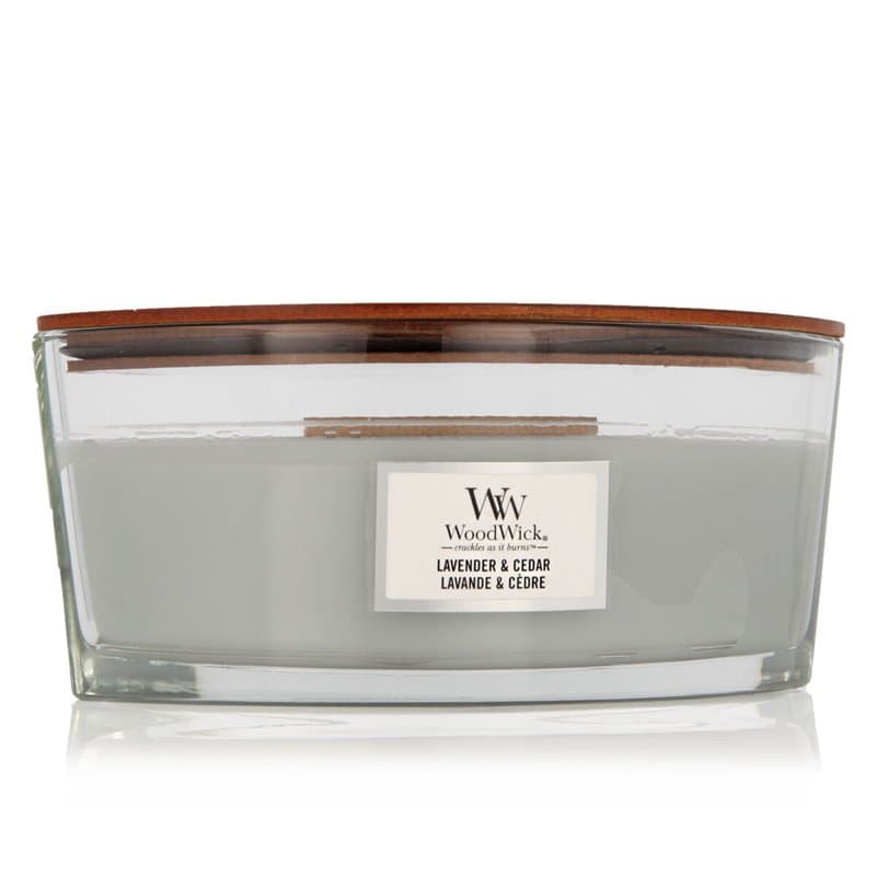 Bougie Parfumée Woodwick Lavender & Cedar 453 g - Image 1