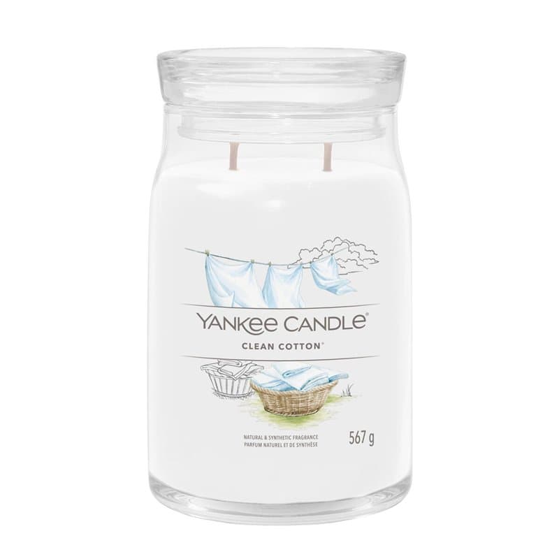 Bougie Parfumée Yankee Candle Clean Cotton 567 g - Image 1