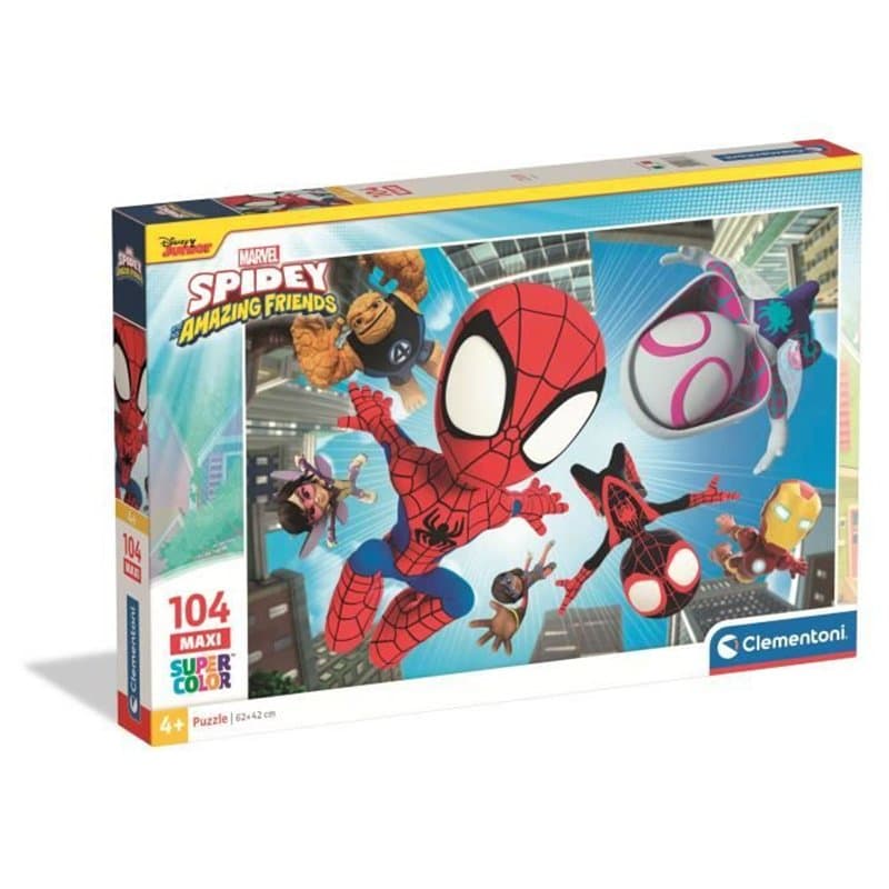 CLEMENTONI - 104 pieces Maxi - Spidey - Image 1