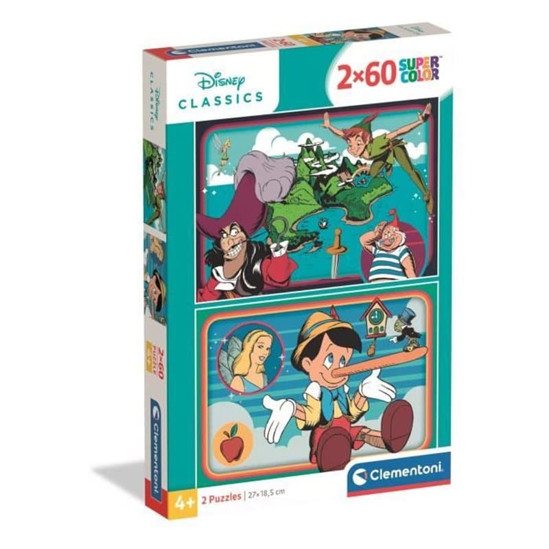 CLEMENTONI - 2x60 pieces - Disney Classic - Image 1