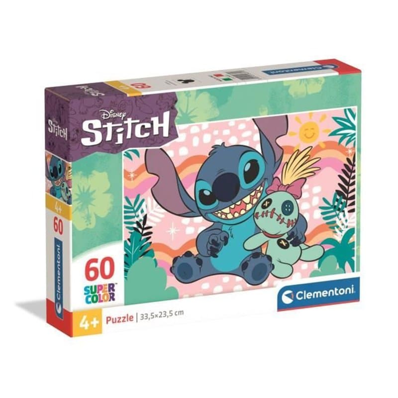 CLEMENTONI - 60 pieces - Stitch - Image 1