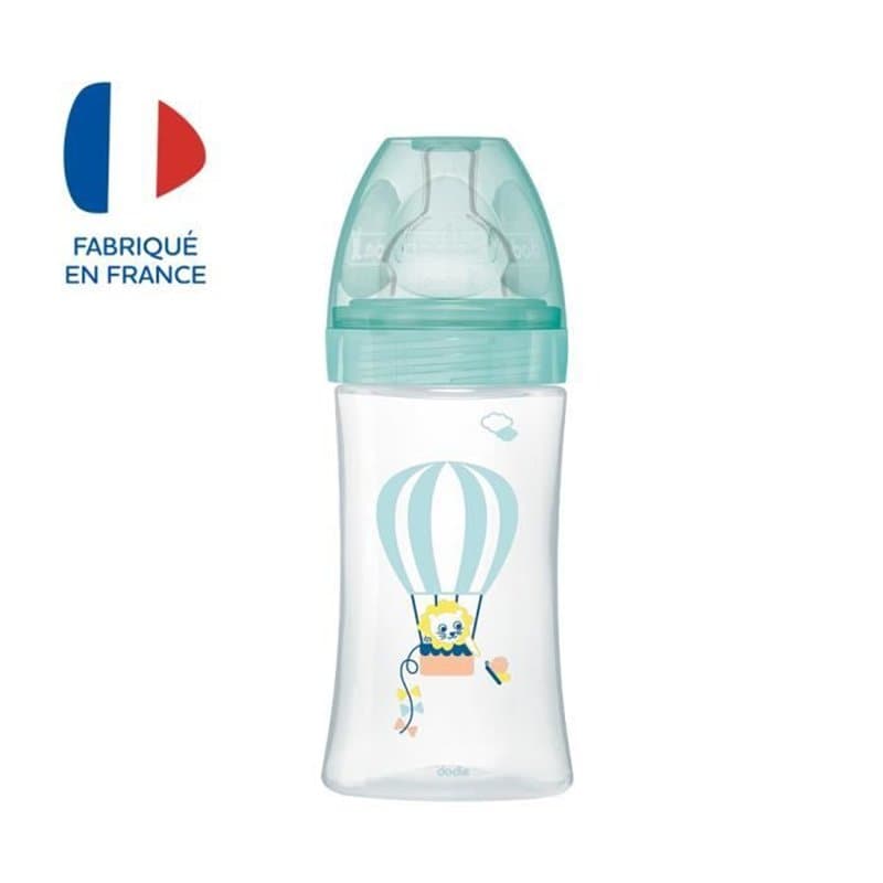 Dodie Biberon Sensation+ Anti-Coliques +0m Lion 270ml - Image 1