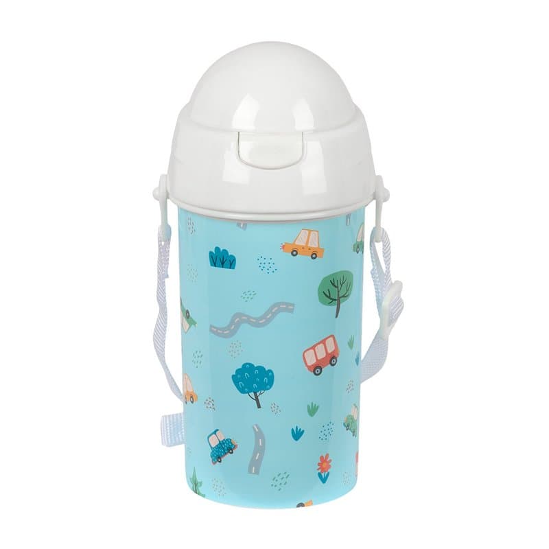 Bouteille d'eau Safta Coches Bleu PVC 500 ml - Image 1