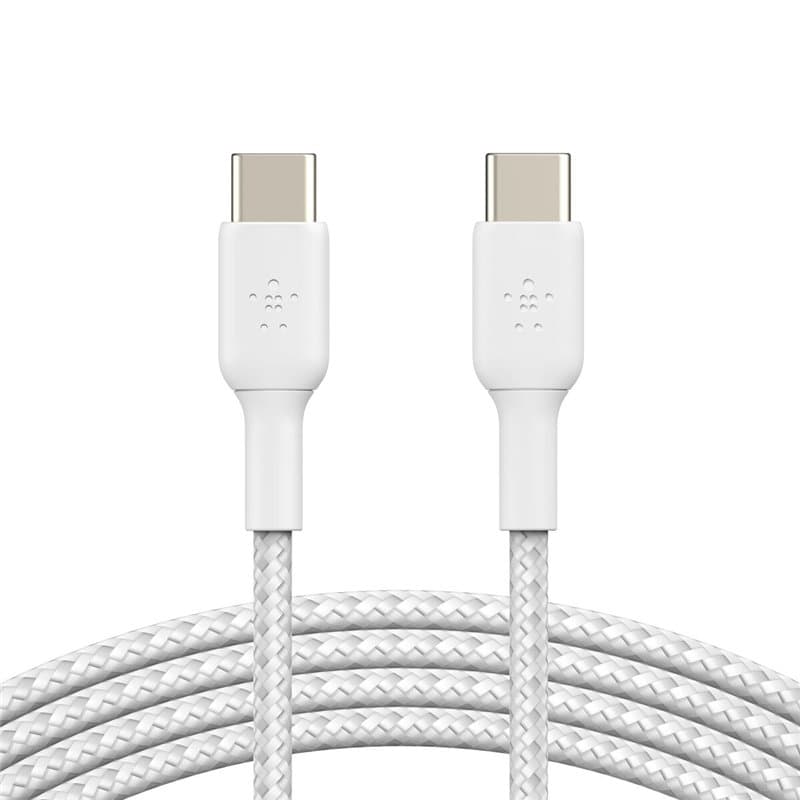 Câble USB Belkin CAB004BT1MWH2PK Blanc 1 m - Image 1