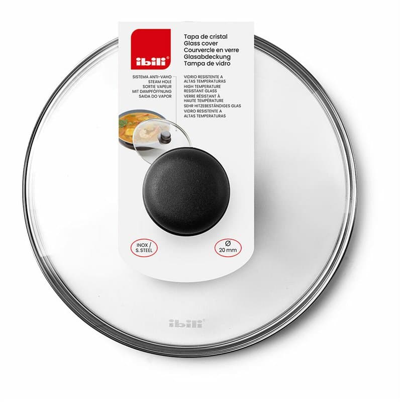 Couvercle pour poêle Ibili Verre Ø 18 cm - Image 1