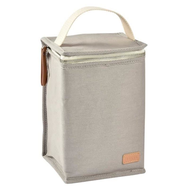 BEABA, Pochette repas bébé, isotherme, gris perle - Image 1