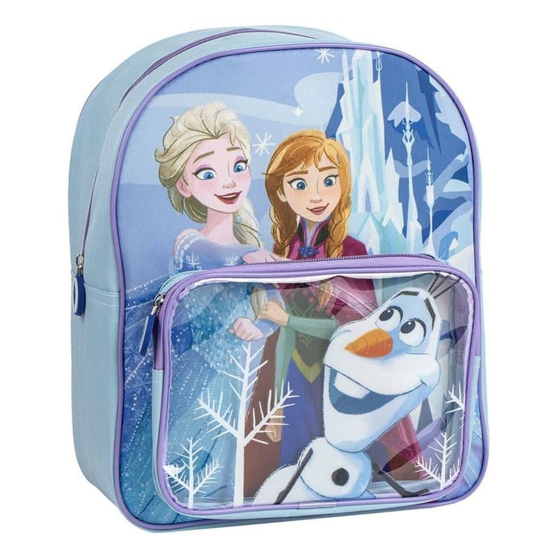 Cartable Frozen Bleu 25 x 31 x 14 cm - Image 1