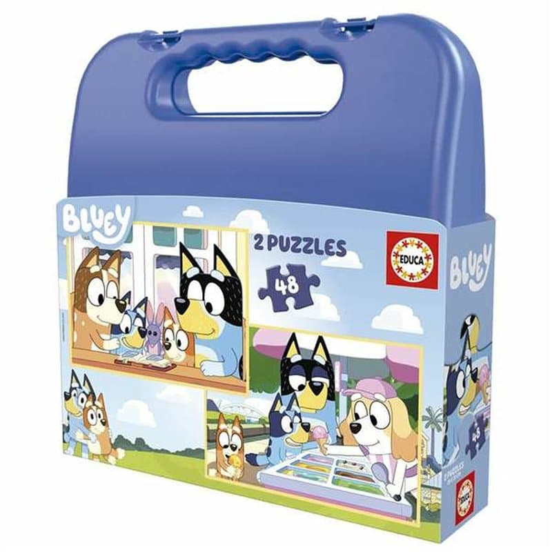 Set de 2 Puzzles Educa Bluey 48 Pièces - Image 1