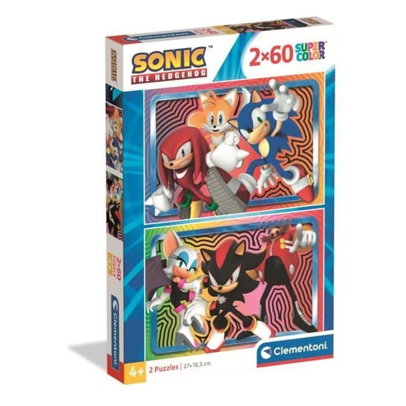 CLEMENTONI - 2x60 pieces - Sonic - Image 1