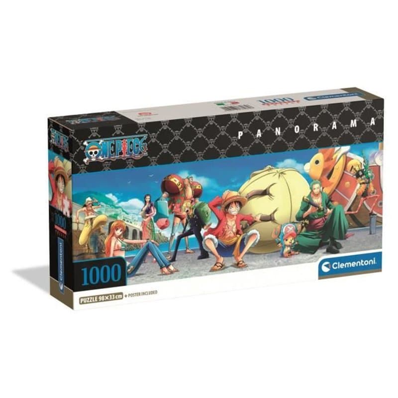 CLEMENTONI - Compact 1000 pieces Panorama - One Piece - Image 1