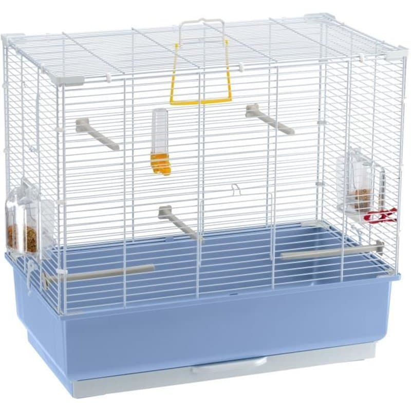 Cage canaris - FERPLAST - PIANO 4 - 59 x 33 x 55 cm - Blanc - Image 1