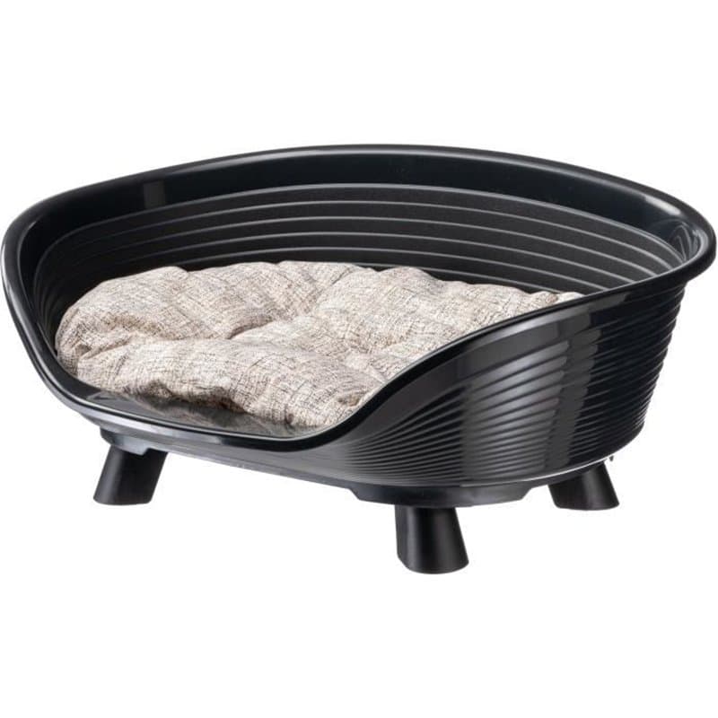 Corbeille - FERPLAST - THRONE 4 - Avec coussin relax - Noir - Image 1