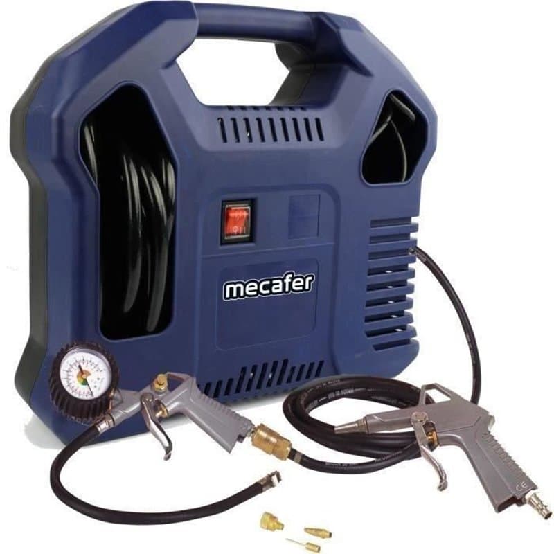 Compresseur sans cuve - MECAFER - 425792 - Bleu - 1,5 HP - 8 bars - Image 1