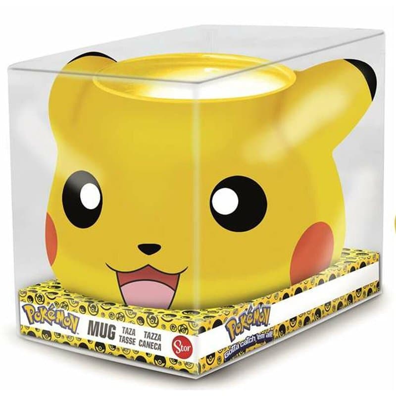 Tasse en Céramique Pokémon Pikachu 440 ml 3D Céramique - Image 1