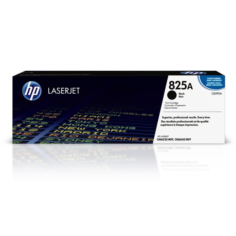 HP 825A toner LaserJet noir authentique (CB390A) - Image 1