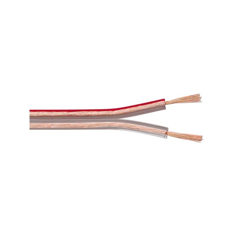 Wentronic 10m 2X 1.5mm Câble pour Enceinte - Transparent - Image 1