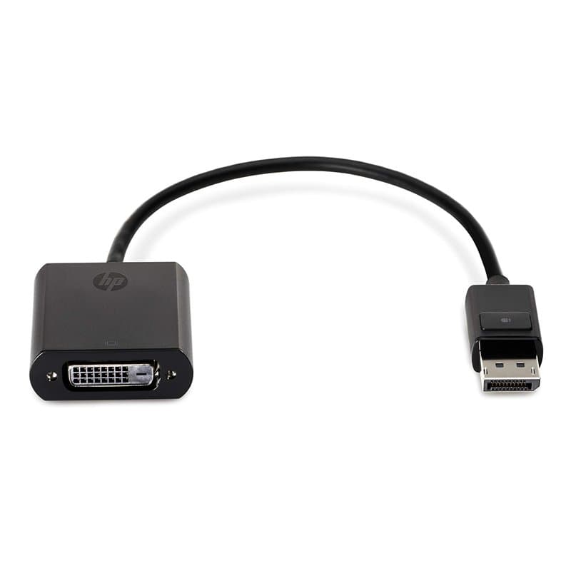 HP Adaptateur DVI DisplayPort (M) DVI-D (F) 19 cm - Image 1