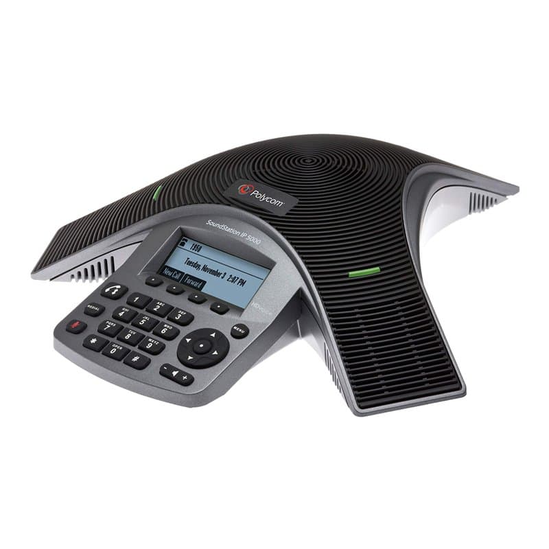 Polycom SoundStation IP 5000 Téléphone VoIP Noir - Image 1
