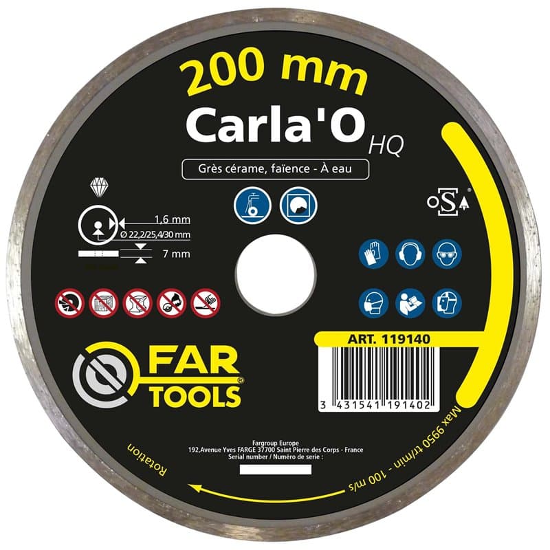 Fartools Disque Diamant 200mm - Image 1