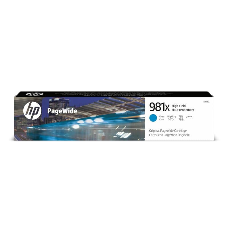 HP 981X Cartouche Cyan Authentique (L0R09A) - Image 1
