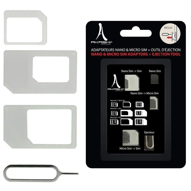 Akashi Kit d'Adaptateur de Carte SIM - Image 1