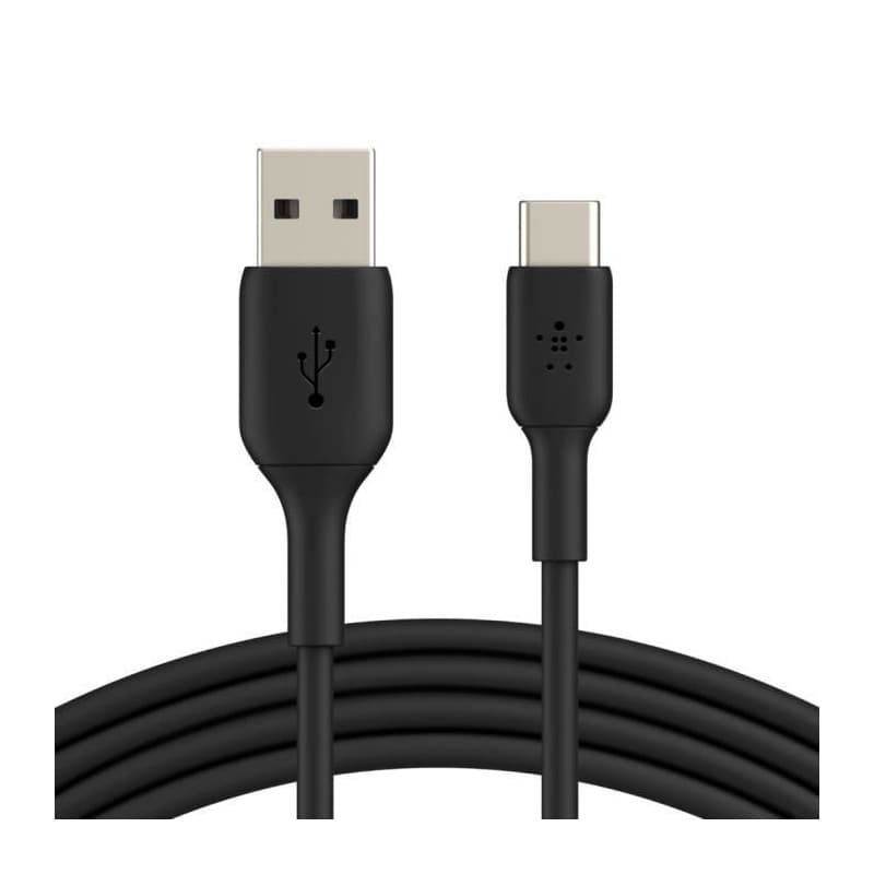 Belkin CAB001BT2MBK câble USB 2 m USB A USB C Noir - Image 1